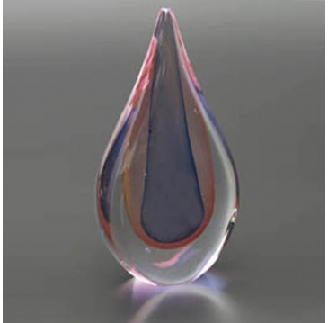 Teardrop Art Glass