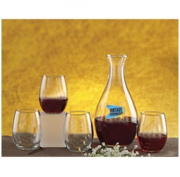 Carafe Gift Set - Deep Etched