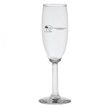 6 oz. Napa Valley Flute - Deep Etched