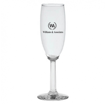 6 oz. Napa Valley Flute - Deep Etched