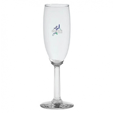 6 oz. Napa Valley Flute - Deep Etched