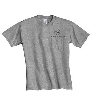 Jerzees® Dri-Power® 50/50 Cotton/Poly Pocket T-Shirt