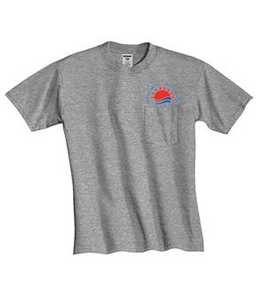 Jerzees® Dri-Power® 50/50 Cotton/Poly Pocket T-Shirt
