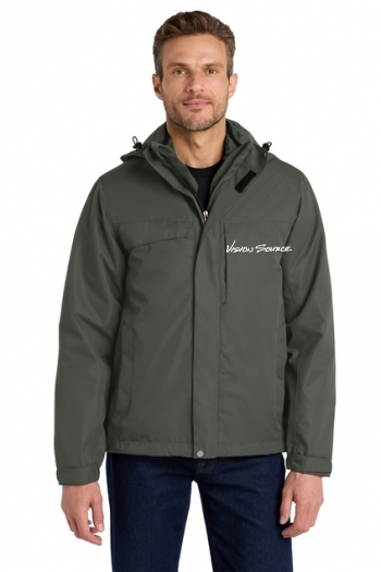 Port Authority® Herringbone 3-in-1 Parka