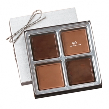 Custom Chocolate Squares Gift Box (2 1/2oz.)