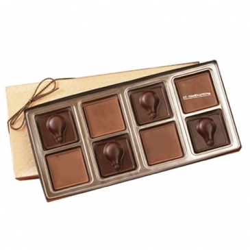 Custom Chocolate Squares Gift Box (5 oz.)