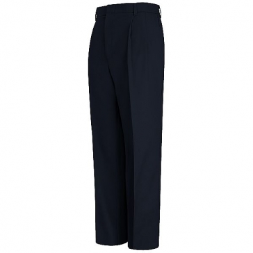 Mens Pleated Navy Pants