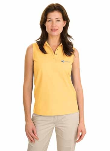 Port Authority® - Ladies Silk Touch™ Sleeveless Sport Shirt