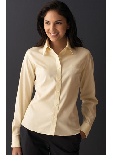 Ladies' Executive Pinpoint Oxford Freedom Shirt-Point Collar