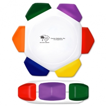 Crayo-Craze® 6 Color Crayon Wheel - Custom Printed Blister Card