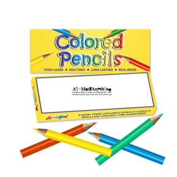 Mini Pre-Sharpened Colored Pencil Box - 4 ct