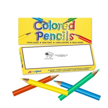 Mini Pre-Sharpened Colored Pencil Box - 4 ct