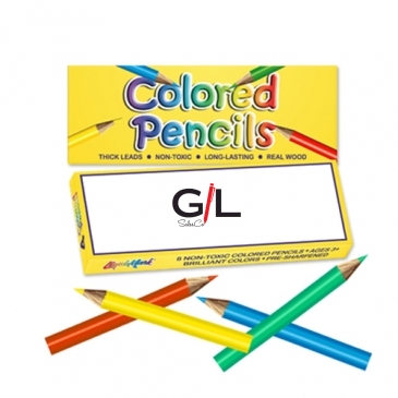 Mini Pre-Sharpened Colored Pencil Box - 4 ct