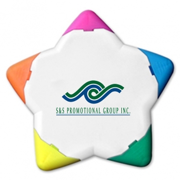 Star-Lighter™ - 5 Color Star Shaped Highlighter