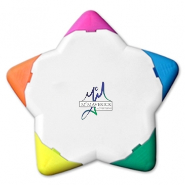 Star-Lighter™ - 5 Color Star Shaped Highlighter