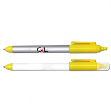 Double Up® - Double Ended Highlighter & Pen Combo