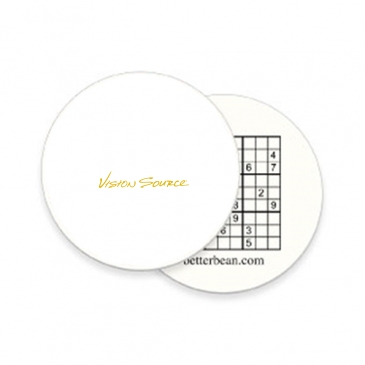 Paperboard Coaster - 3 3/4"dia Full Color Front & Back