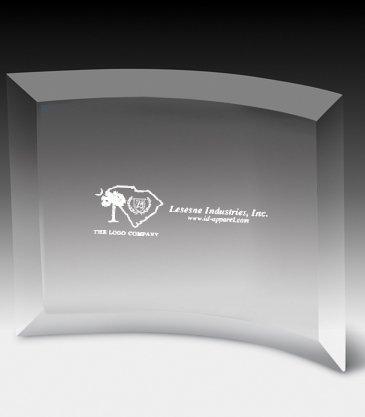 6" x 8"Curved Standing Award