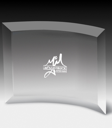 6" x 8"Curved Standing Award