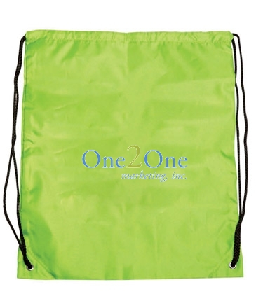 210D Polyester Drawstring Cinch Pack Backpack