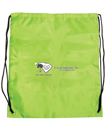 210D Polyester Drawstring Cinch Pack Backpack