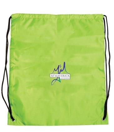 210D Polyester Drawstring Cinch Pack Backpack