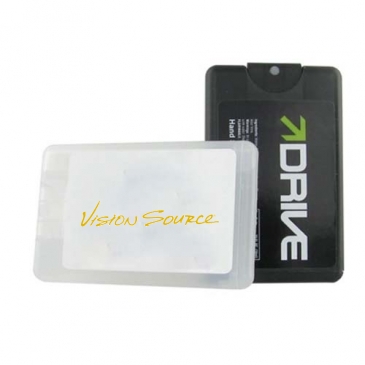 18 mL. Credit Card Style Hand Sanitizer Spray