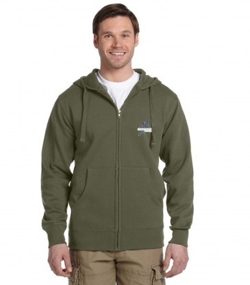 Unisex Heritage Full-Zip Hooded Sweatshirt