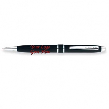 Stratford Satin Black Ballpoint Pen