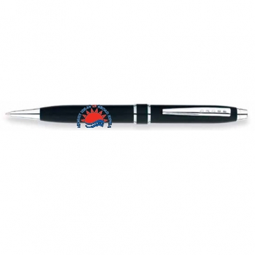 Stratford Satin Black Ballpoint Pen