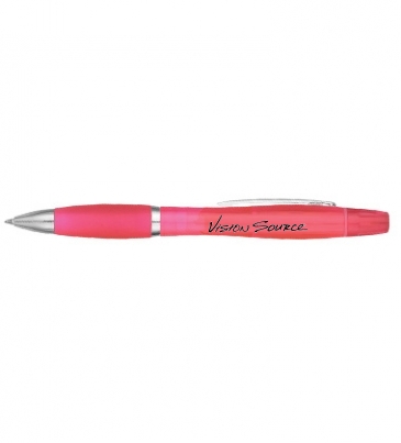 Twin-Write Pen With Highlighter