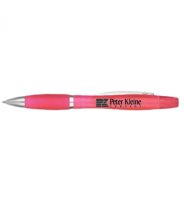 Twin-Write Pen With Highlighter