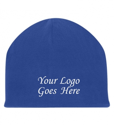 Double Layer Fleece Beanie_Embroidered