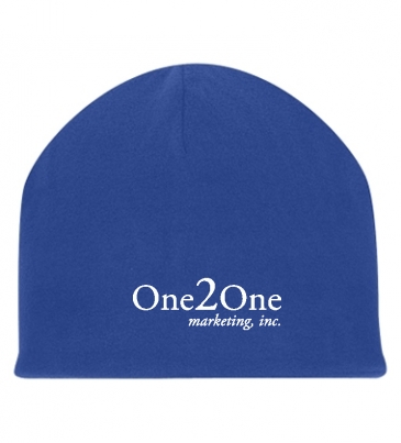 Double Layer Fleece Beanie_Embroidered