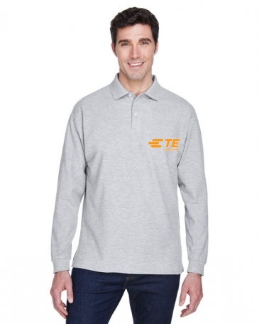Men's Pima Piqué Long Sleeve Polo