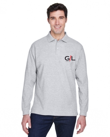 Men's Pima Piqué Long Sleeve Polo
