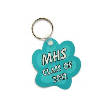 Woven Paw Shaped Key Chain