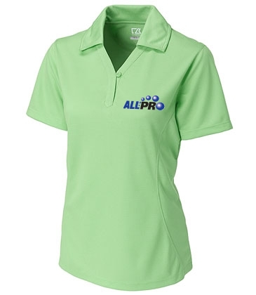 CB Drytec Genre Textured Solid Womens Polo