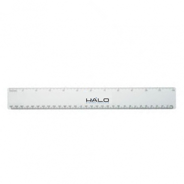 12" Translucent Plastic Ruler