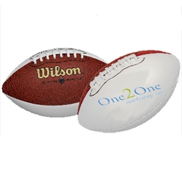 Wilson Synthetic Leather Signature Footballs