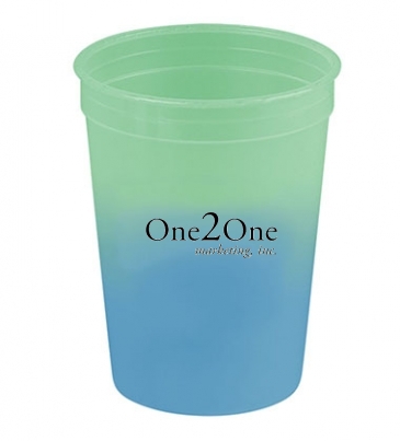 Cups-On-The-Go 12 oz. Cool Color Change Stadium Cup