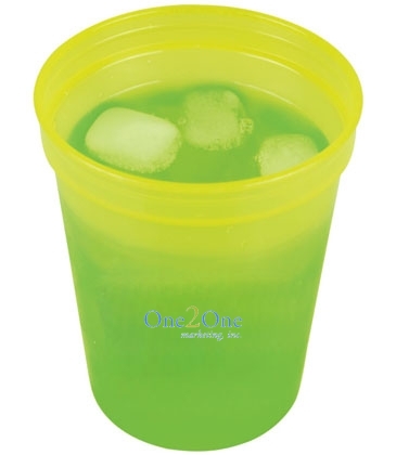 Cups-On-The-Go -16 oz. Cool Color Change Stadium Cup