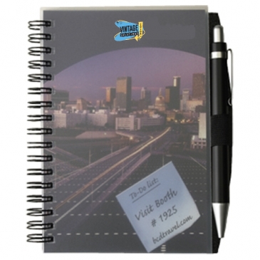 ClearView Jotter w/ PenPort & Pen