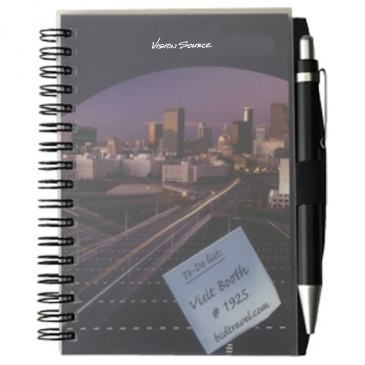 ClearView Jotter w/ PenPort & Pen