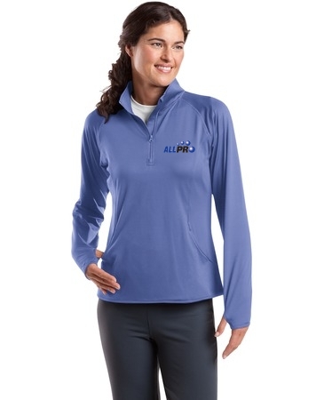 NEW Sport-Tek® - Ladies Sport-Wick® Stretch 1/2-Zip Pullover