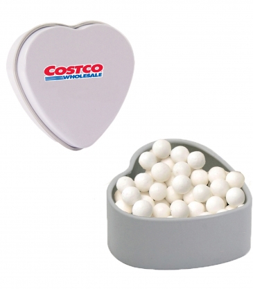 Small Heart Tin - Signature Peppermints