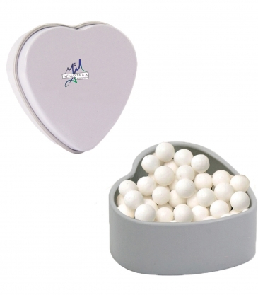 Small Heart Tin - Signature Peppermints