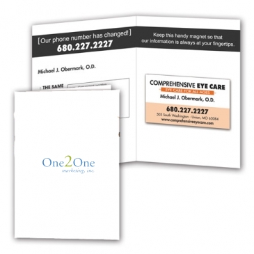 Bifold 5-3/4 x 8-1/4 Direct Mail Postcard