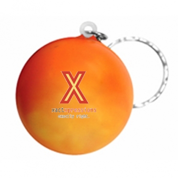 Mood Smiley Face Stress Key Chain