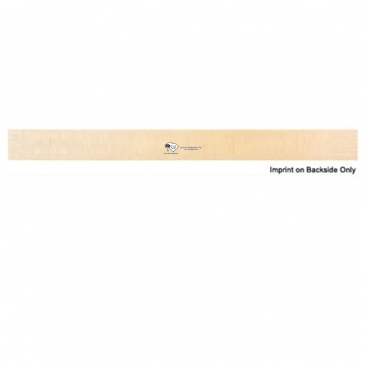 School Bus Safety "U" Color Rulers - Natural Wood Finish